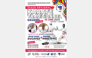 Stage Régional Karaté Traditionnel (Grades)