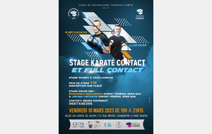 Stage Karaté Contact et Full