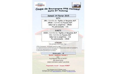 Coupe de Bourgogne Kumité Kata PPB